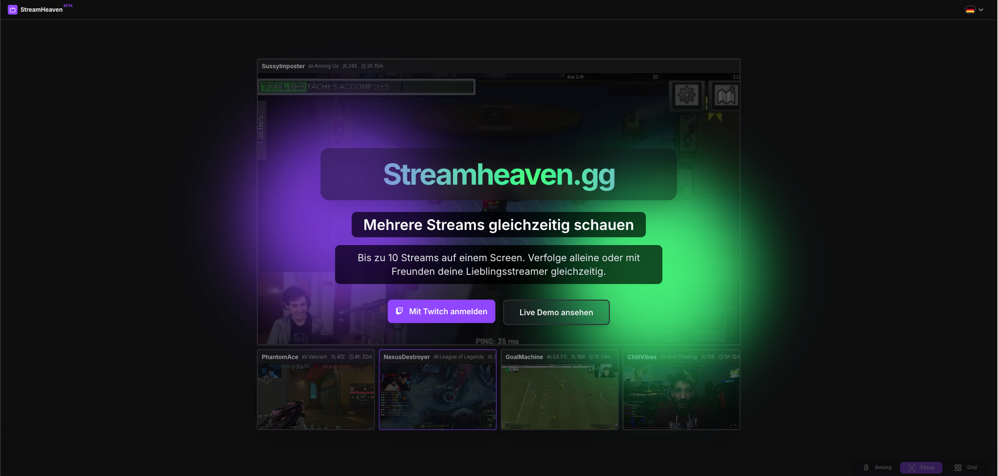 StreamHeaven.gg Screenshot 1